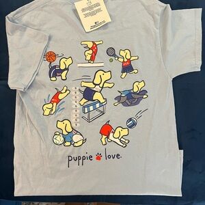 Blue T-Shirt for Dog Lovers